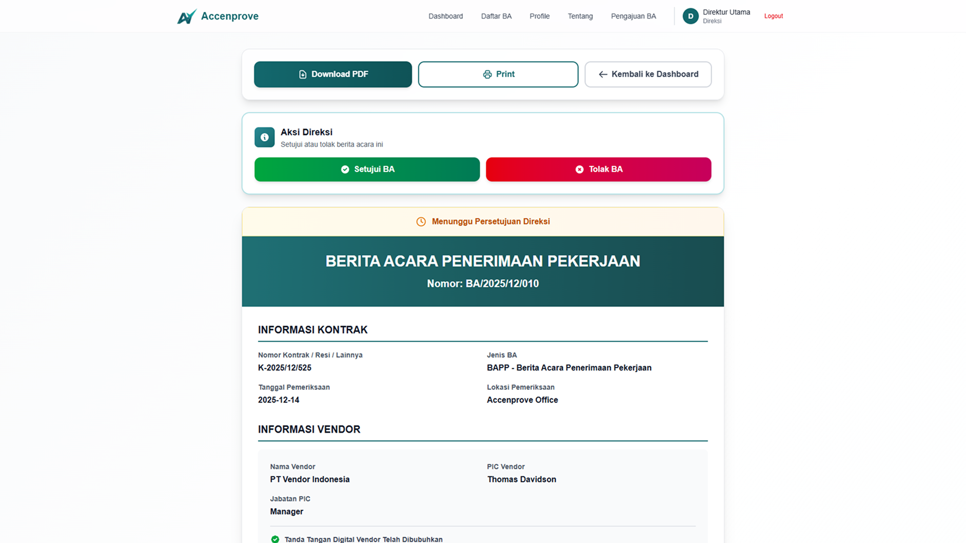 Accenprove Screenshot 3
